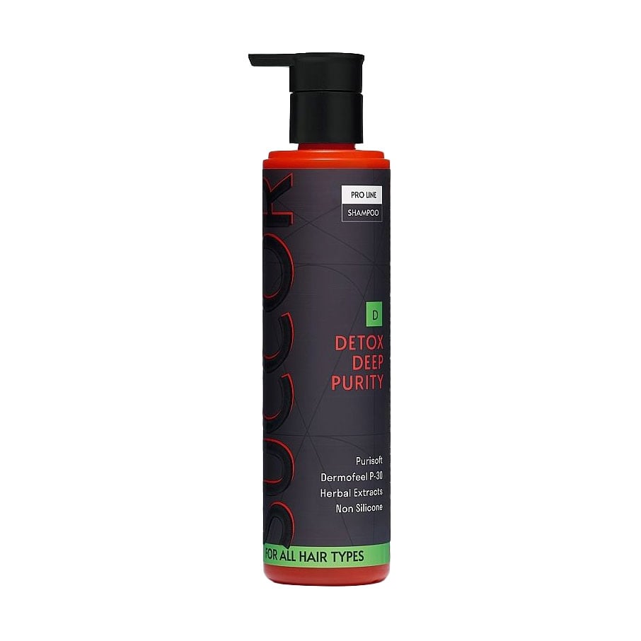 Уцінка! Детокс-шампунь Succor Detox Deep Purity Shampoo для глибокого очищення, 250 мл